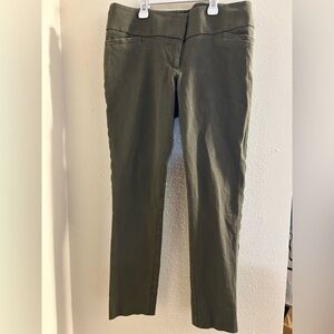 LOFT Marisa Skinny Olive Trousers